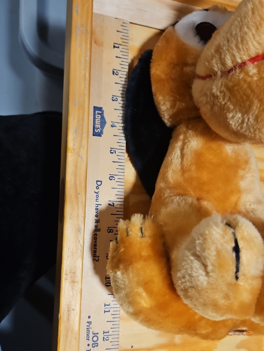 Disney Vintage Pluto Plush Dog Toy with Red Tongue - Picture 3 of 9